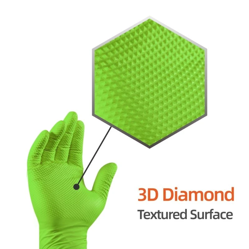 Green Latex Gloves